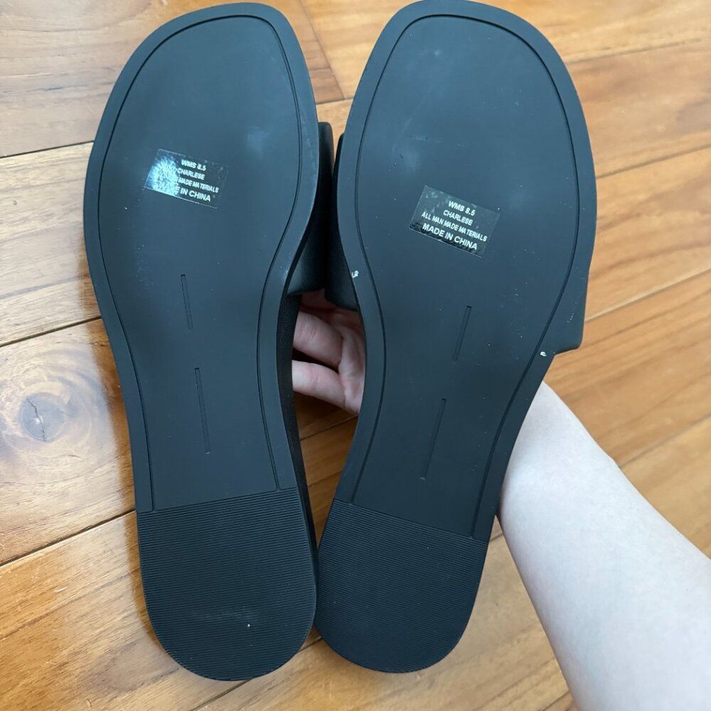 NEW WITHOUT BOX Women DV by Dolce Vita Charlese Slide Sandals in Black Size 8.5 - Picture 4 of 7